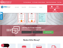 Tablet Screenshot of kitlemesaj.com